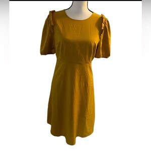 Lark& Ro dress size 10 dark yellow